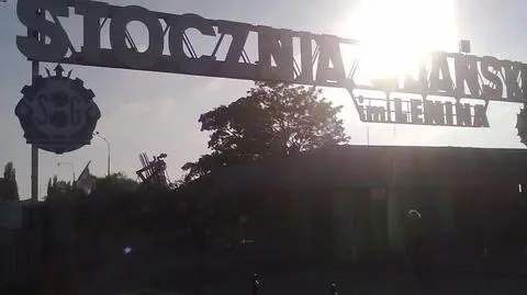 „Solidarność” zniknęła w nocy z bramy stoczni