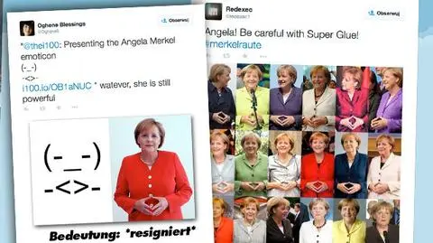 "Merkel-Diament" doczekał się emotikony