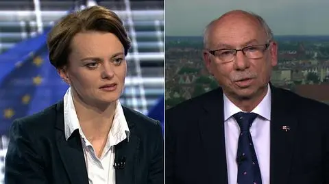 Jadwiga Emilewicz i Janusz Lewandowski w "Faktach po Faktach"