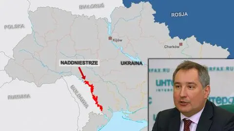 Rogozin leciał na Mołdawię na obchody Dnia Zwycięstwa w Naddniestrzu