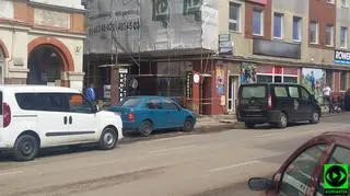 Tu tutaj znaleziono ciała mężczyzn 