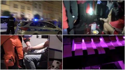 Zatrzymania w gdańskim klubie nocnym 