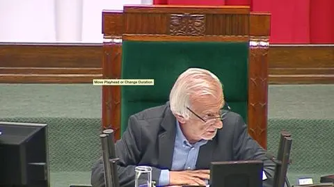 Ryszard Terlecki prowadzi Obrady Sejmu
