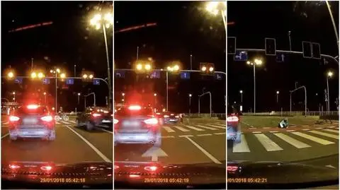 Wrocław: rowerzystka potrącona na skrzyżowaniu. Zobacz wideo