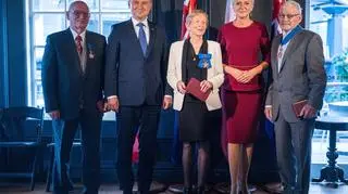 Polish President Andrzej Duda met representatives of the Polish Children of Pahiatua on Thursday