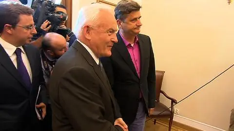 Leszek Miller i Janusz Palikot