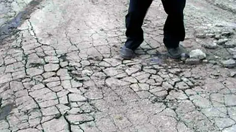 Na asfalcie jak na wodnym łożu