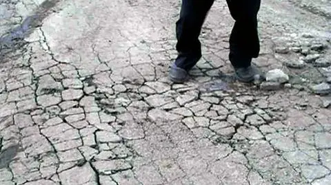 Na asfalcie jak na wodnym łożu