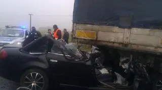 Wypadek na krajowej "6"