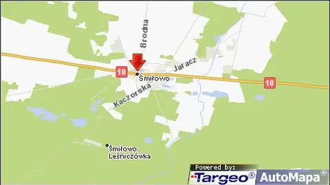 Wypadek czterech aut na krajowej "10". Trzy osoby ranne