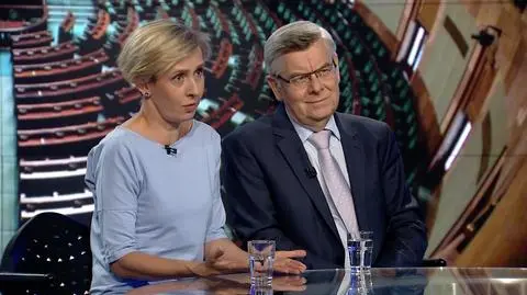 Doktor Anna Materska-Sosnowska i profesor Tomasz Nałęcz byli gośćmi w "Faktach po Faktach"