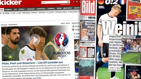 Niemiecka prasa po meczu z Francją