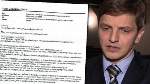 Dyrektor teatru pisze do pracowników: Do k... nędzy! "Po prostu skończyła mi się cierpliwość"
