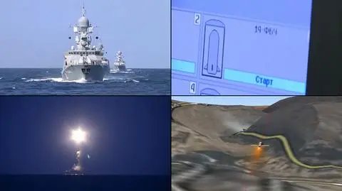 Rosjanie opublikowali nagranie z odpalania rakiet