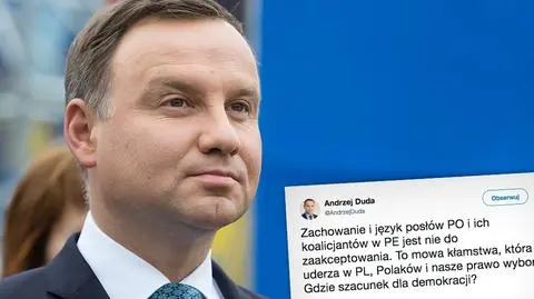 Europarlament skrytykował Polskę. Prezydent i premier o rezolucji PE