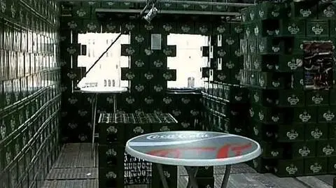 Rekordowy bar... z krat od piwa