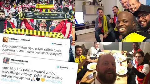 BVB Dortmund i AS Monaco. Solidarność kibiców po eksplozji