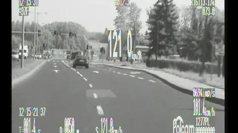 121 km/godz. na liczniku i nie ma prawa jazdy przez 3 miesiące