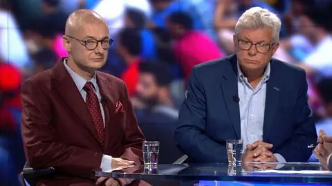 Andrzej Celiński i Michał Kamiński w "Faktach po Faktach"