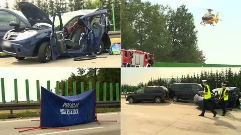 Trzy samochody zderzyły się na A4. Jedna osoba nie żyje