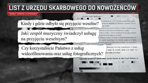 Nowożeńcy dostali wezwanie od fiskusa