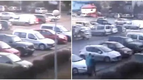 Z parkingu wprost w latarnię