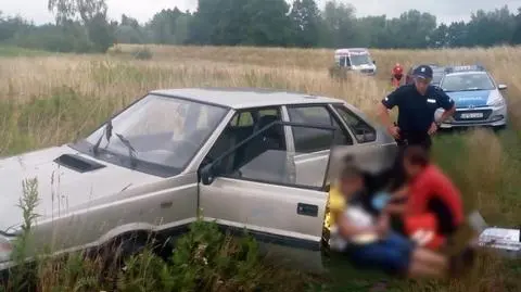 Uciekał przed policją. Wskoczył do rzeki, prawie się utopił
