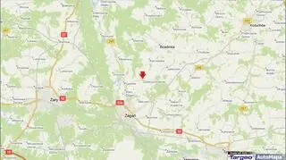 Beczki z nieznaną substancją w Dzietrzychowicach