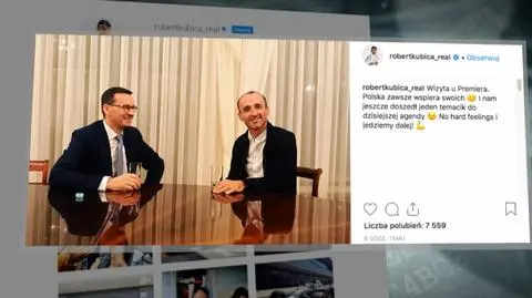 Premier Morawicki, ówczesny prezes banku nie krył zadowolenia z wypadku Roberta Kubicy