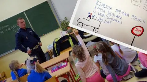 Żory. Dziewięciolatka napisała list do policjantów.