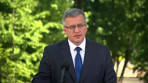 Prezydent Komorowski zachęca do głosowania w wyborach do PE 