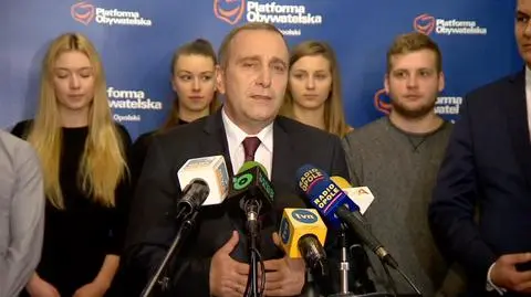 Grzegorz Schetyna zapowiedział, że skarga do Trybunału zostanie złożona we wtorek