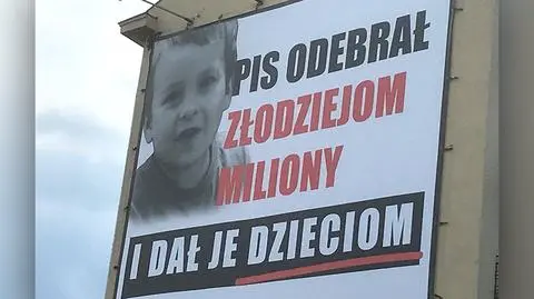 Billboard battle continues. Law and Justice launched their campaign