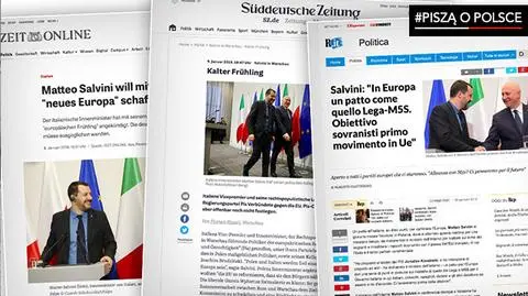 Zagraniczne media o wizycie Salviniego w Polsce