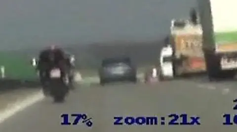Rozpędził się do 235 km/h. "Chciałem wypróbować motor"