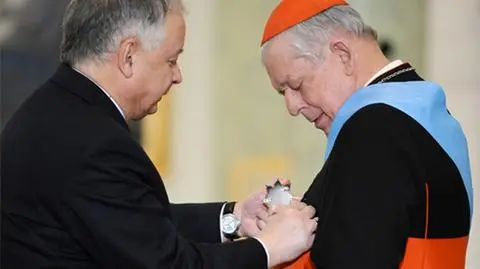 Glemp uhonorowany Orderem Orła Białego