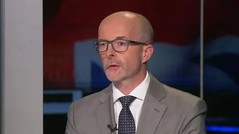 Ambasador Wielkiej Brytanii Jonathan Knott był gościem programu "24 godziny" TVN24 BiS
