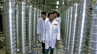 Prezydent Iranu w ośrodku nuklearnym Natanz