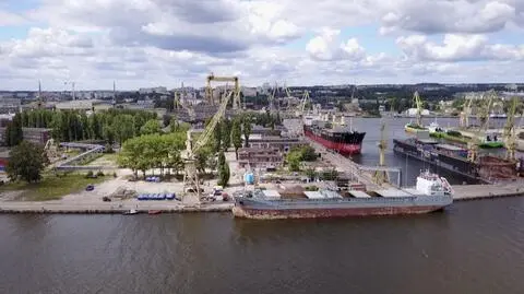 Wypadek w szczecińskiej stoczni