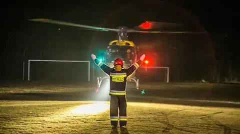 Na miejsce wezwany został śmigłowiec lotniczego pogotowia ratunkowego