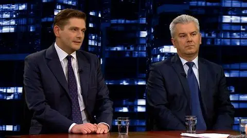 Bartosz Kownacki (PiS) i Cezary Grabarczyk (PO) w "Kropce nad i"