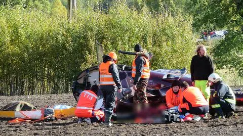 Wypadek helikoptera. Zginął Polak. Kajetan Kajetanowicz wycofał się