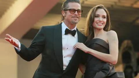 Angelina Jolie i Brad Pitt pobrali się w 2014 roku, w 2016 Jolie wniosła o rozwód (nagranie archiwalne)