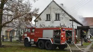 Pożar pojawił się w budynku mieszkalnym 