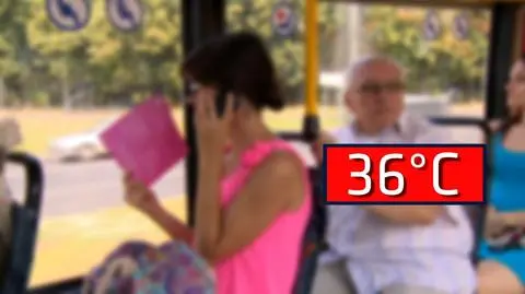 W komunikacji miejskiej trudno wytrzymać ze względu na upały