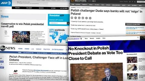 Debata w TVN24. Zagraniczne media o wyborach w Polsce