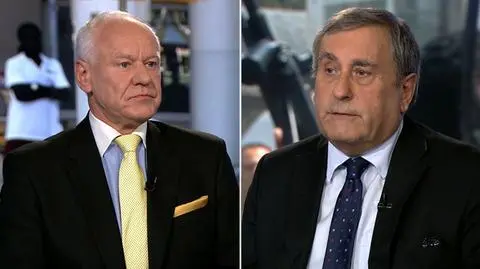 Generał Marek Dukaczewski i Grzegorz Dziemidowicz w "Piaskiem po oczach"