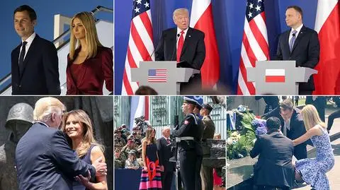 "Dziękuję Polsce".  Donald Trump pisze z Warszawy na Twitterze