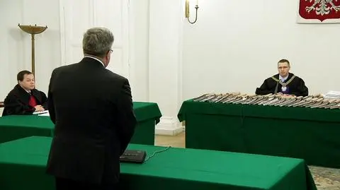 Rozprawa w Pałacu Prezydenckim 