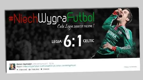Kosmiczne wsparcie dla Legii.
#NiechWygraFutbol 